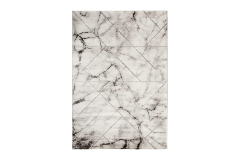 Ciril Marble Matta 140x190 - Silver - Heminredning - Mattor - Stora mattor
