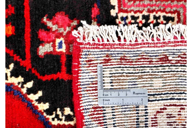 Handknuten Persisk Matta 145x315 cm - Röd/Svart - Heminredning - Mattor - Orientaliska mattor