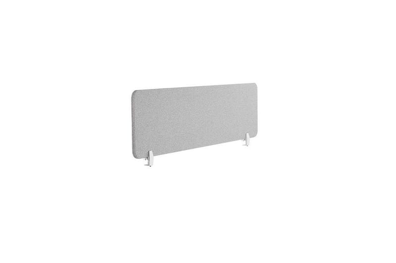 Avskärmning för skrivbord 160x40 cm grå WALLY - Grå - Inredning - Rumsavdelare - Avskärmning skrivbord