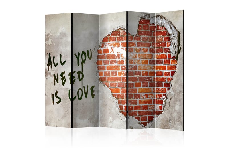 Rumsavdelare - Love is all you need II 225x172 - Artgeist sp. z o. o. - Inredning - Rumsavdelare