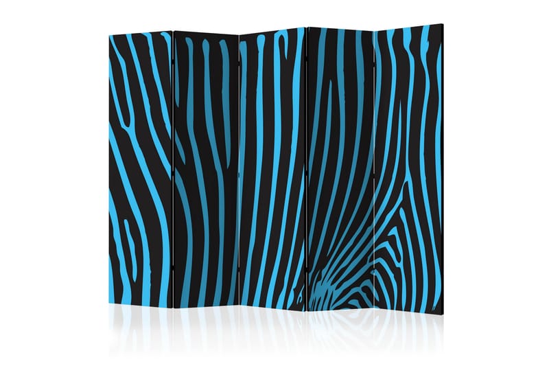 Rumsavdelare Zebra Pattern Turquoise II 225x172 cm - Artgeist sp. z o. o. - Inredning - Rumsavdelare - Vikskärm