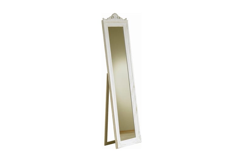 Barcelona Golvspegel Vit/Guld - AG Home & Light - Inredning - Speglar - Helkroppsspegel