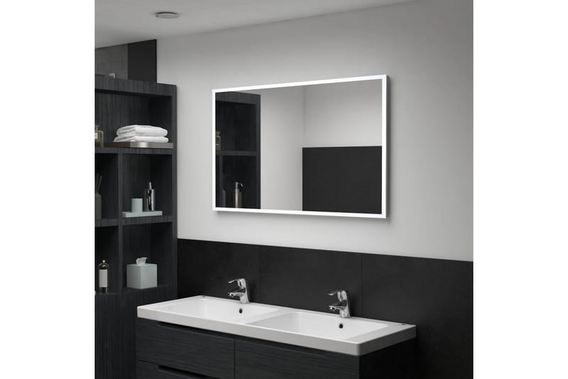 Badrumsspegel LED 100x60 cm - Silver - Inredning - Speglar - Sminkspegel