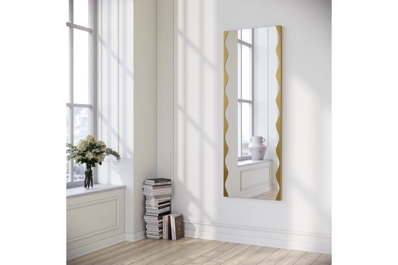 Akol Spegel 50 cm Rektangulär - Guld - Inredning - Speglar - Väggspegel