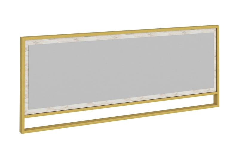 Bascle Spegel 90 cm - Guld|Vit - Inredning - Speglar - Väggspegel
