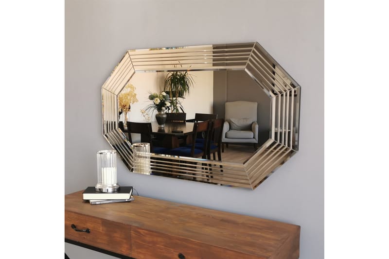 Callaham Dekorationsspegel 60 cm - Brons - Möbler - Bord & matgrupper - Avlastningsbord - Konsolbord & sidobord