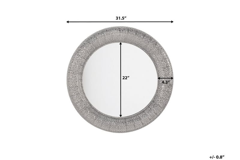 Channay Spegel 80 cm - Silver - Inredning - Speglar - Väggspegel