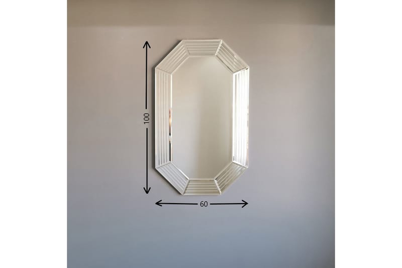 Dareus Dekorationsspegel 100 cm - Silver - Inredning - Speglar - Väggspegel