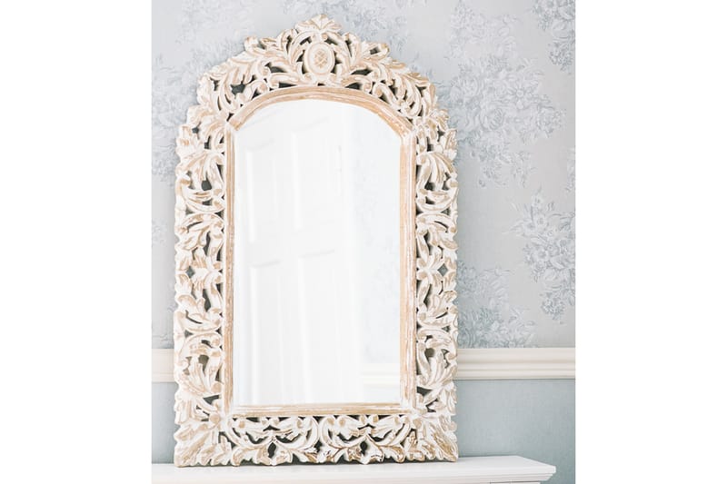 France Spegel 75x110 cm Whitewash - Inredning - Speglar - Väggspegel