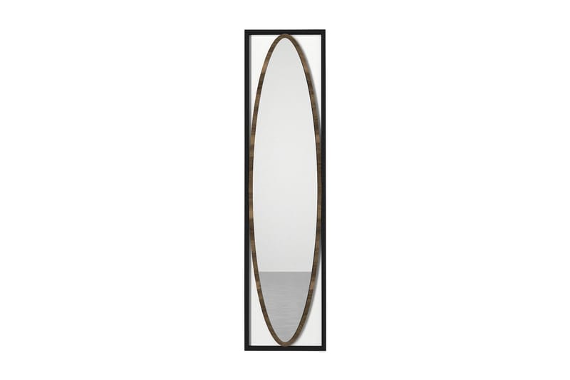 Machek Spegel 39 cm - Svart|Valnöt - Inredning - Speglar - Helkroppsspegel