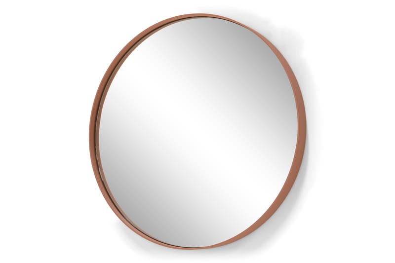 Mangu Vägghängd spegel rund - Beige - Inredning - Speglar - Väggspegel