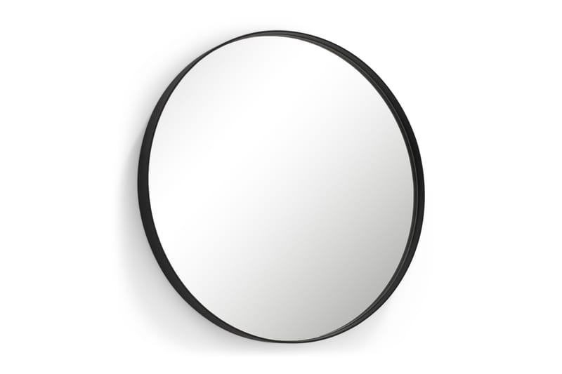 Mangu Vägghängd spegel rund - Svart - Inredning - Speglar - Hallspegel