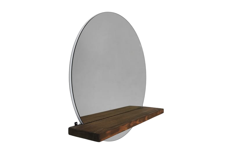 Marmol Dekorationsspegel 70 cm - Valnöt - Inredning - Speglar - Hallspegel