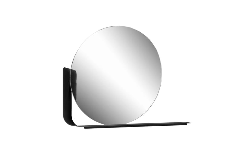 Muddus Spegel Diameter 50 cm Rund Svart - Sesvan - Inredning - Speglar - Väggspegel