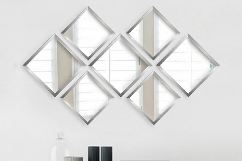 Sarata Spegel - Silver - Inredning - Väggdekor - Väggklocka & väggur