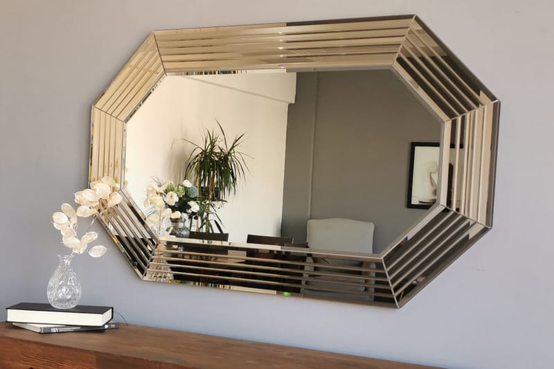 Sherald Dekorationsspegel 60 cm - Brons - Inredning - Speglar - Väggspegel