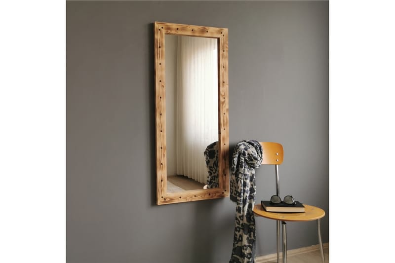 Sheritha Dekorationsspegel 50 cm - Valnöt - Inredning - Speglar - Hallspegel