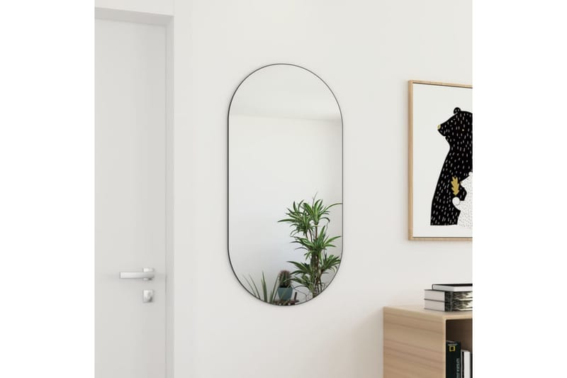 Spegel 100x50 cm glas - Vit - Inredning - Speglar - Hallspegel
