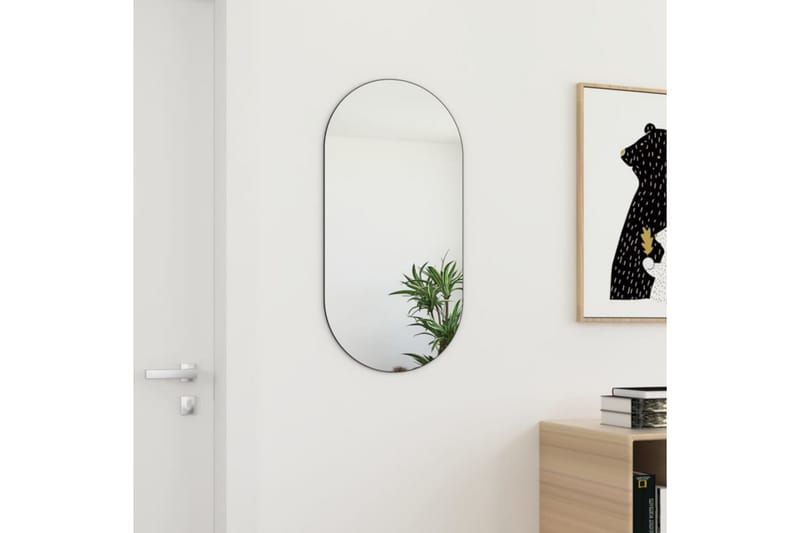 Spegel 80x40 cm glas - Vit - Inredning - Speglar - Hallspegel