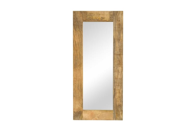 Spegel i massivt mangoträ 50x110 cm - Brun - Inredning - Speglar - Väggspegel
