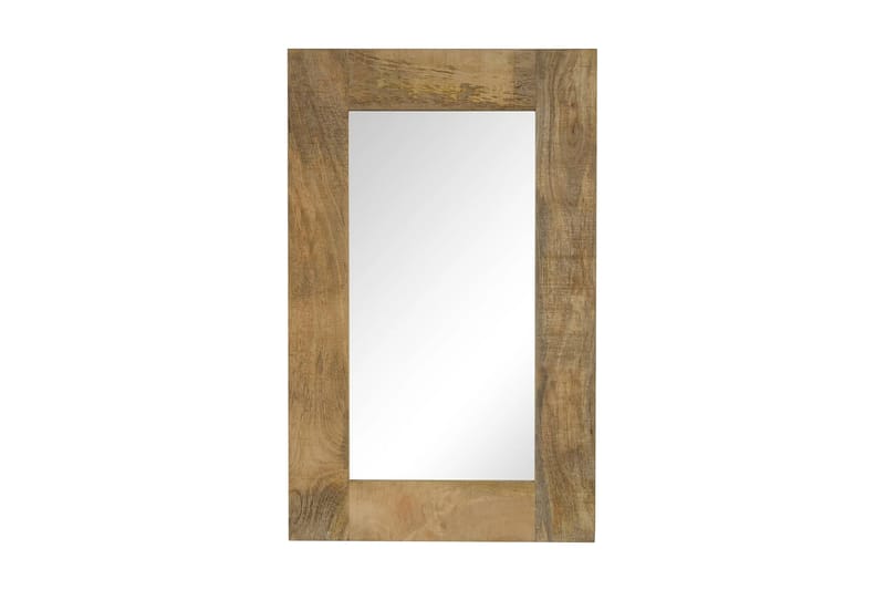 Spegel i massivt mangoträ 50x80 cm - Brun - Inredning - Speglar - Hallspegel