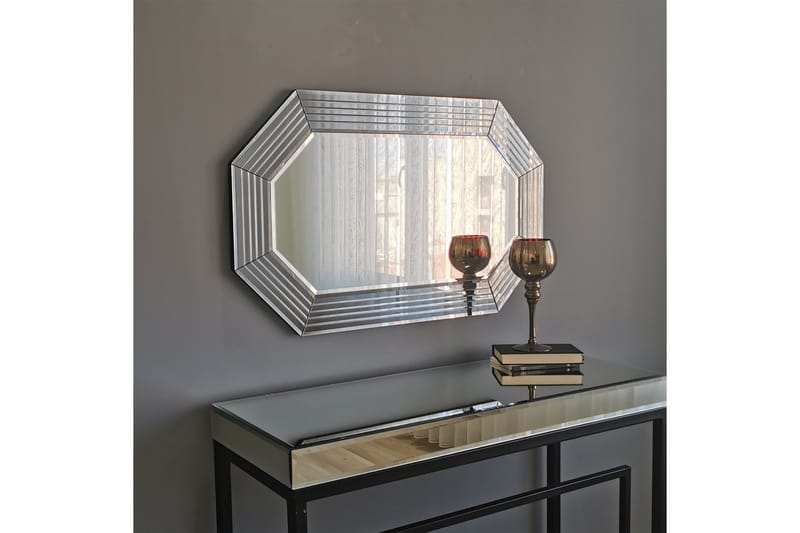 Tajima Dekorationsspegel 60 cm - Silver - Förvaring - Förvaringsmöbler - Sideboard & skänk