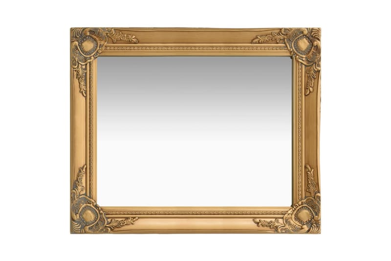 Väggspegel barockstil 50x60 cm guld - Guld - Inredning - Speglar - Väggspegel