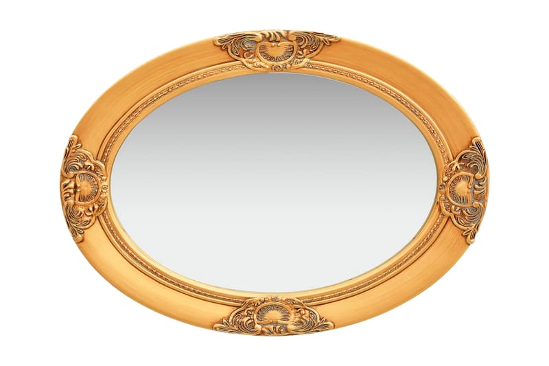 Väggspegel barockstil 50x70 cm guld - Guld - Inredning - Speglar - Hallspegel