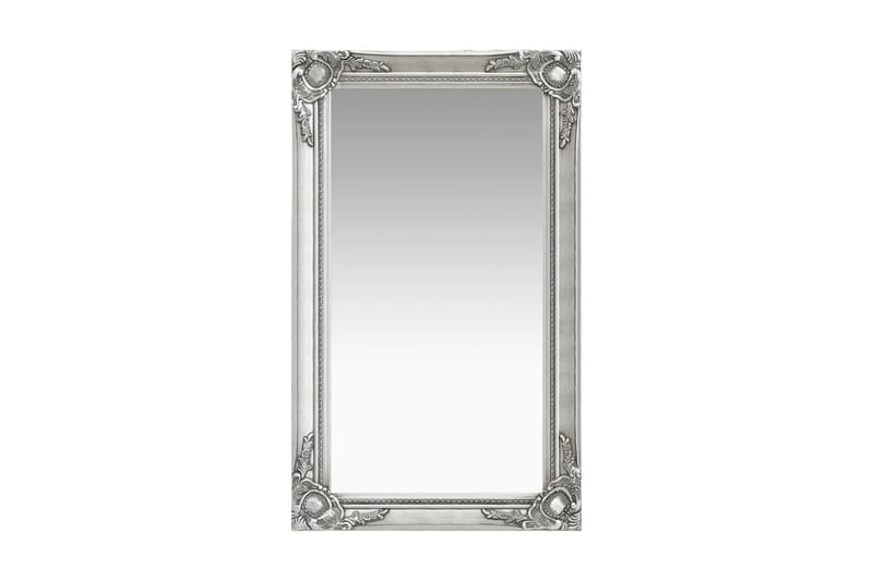 Väggspegel barockstil 60x100 cm silver - Silver - Inredning - Speglar - Väggspegel