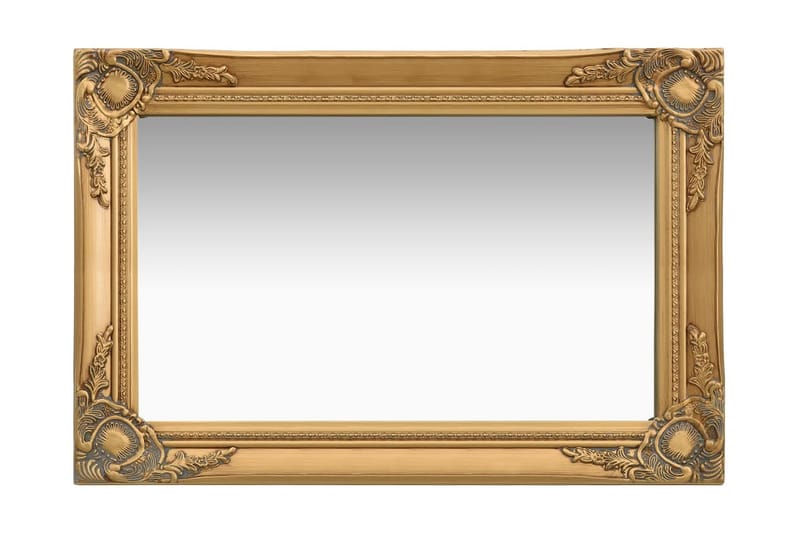 Väggspegel barockstil 60x40 cm guld - Guld - Inredning - Speglar - Väggspegel