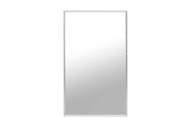 Väggspegel silver 100x60 cm - Silver - Inredning - Speglar - Hallspegel