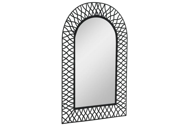 Väggspegel välvd 50x80 cm svart - Svart - Inredning - Speglar - Väggspegel