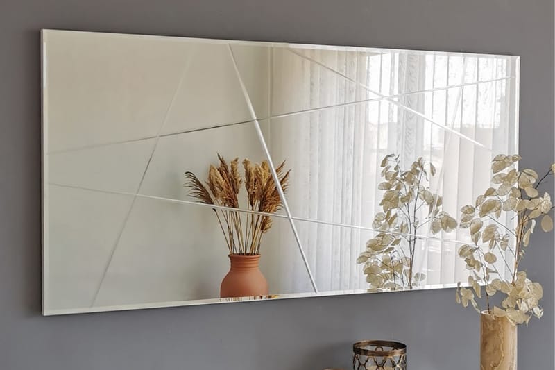 Västerort Spegel Liggande - Silver - Inredning - Speglar - Väggspegel