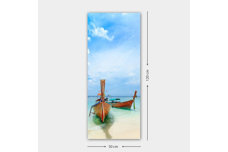 Canvastavla DKY Nautical & Beach Flerfärgad - 50x120 cm - Inredning - Tavlor & konst - Canvastavlor