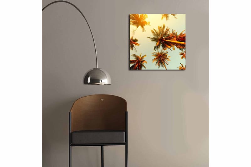 Canvastavla Floral Flerfärgad - 45x45 cm - Inredning - Tavlor & konst - Canvastavlor