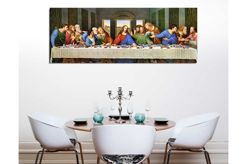 Canvastavla Jesus sista måltid Nattvarden - Flerfärgad - Inredning - Tavlor & konst - Canvastavlor