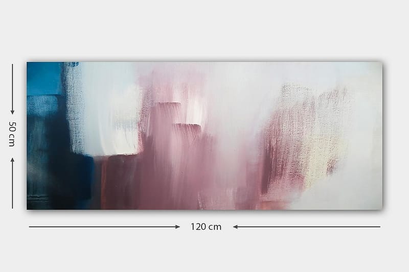 Canvastavla YTY Abstract & Fractals Flerfärgad - 120x50 cm - Inredning - Tavlor & konst - Canvastavlor