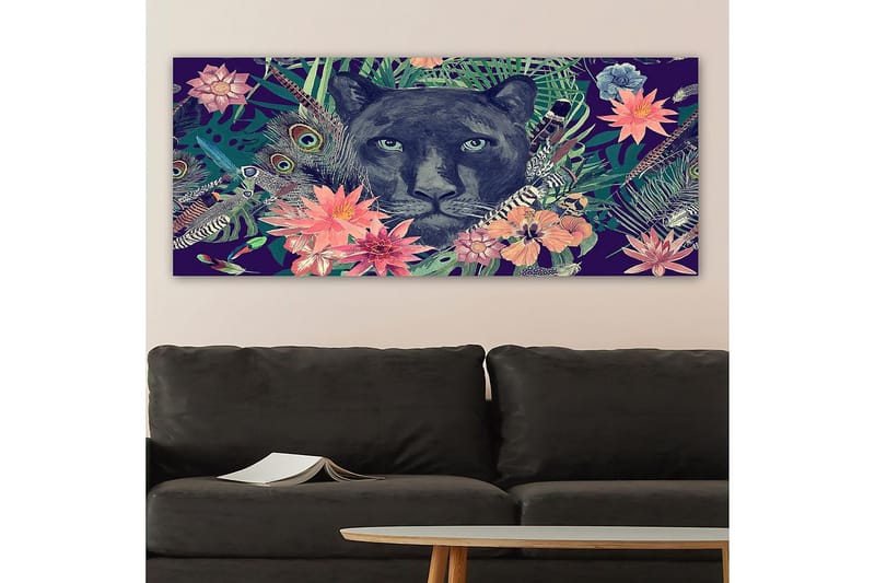 Canvastavla YTY Animals Flerfärgad - 120x50 cm - Inredning - Tavlor & konst - Canvastavlor
