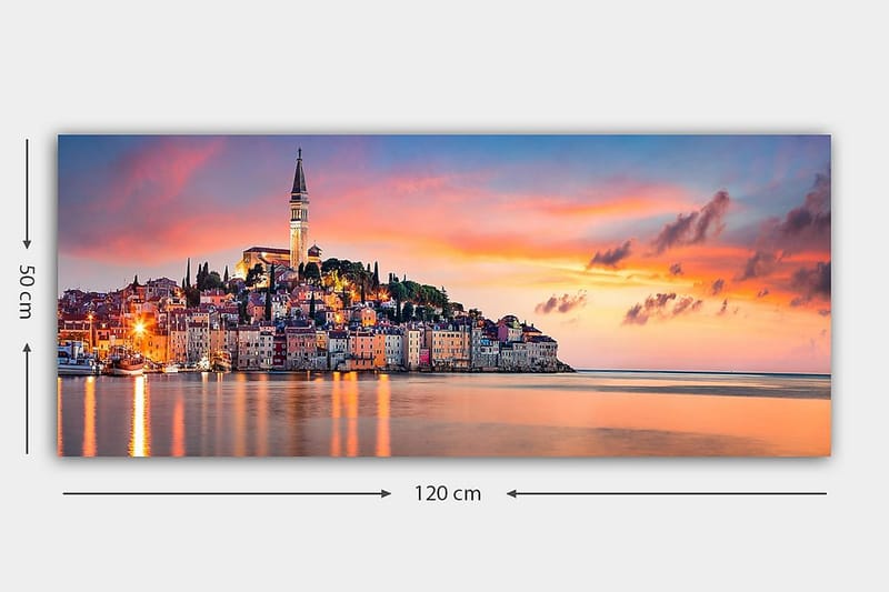 Canvastavla YTY Cities & Countries Flerfärgad - 120x50 cm - Inredning - Tavlor & konst - Canvastavlor