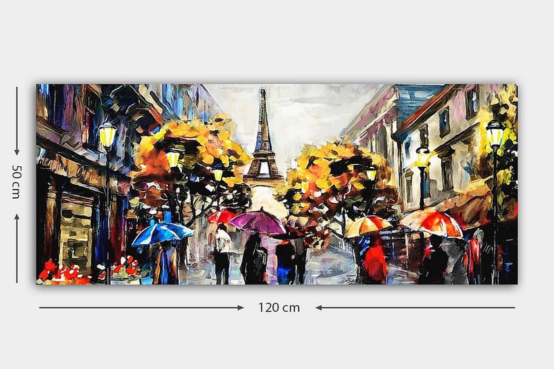 Canvastavla YTY Cities & Countries Flerfärgad - 120x50 cm - Inredning - Tavlor & konst - Canvastavlor