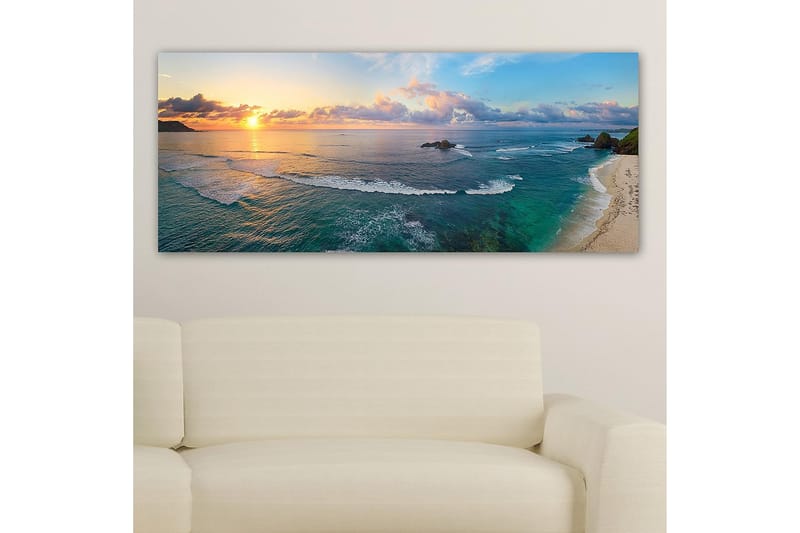 Canvastavla YTY Nautical & Beach Flerfärgad - 120x50 cm - Inredning - Tavlor & konst - Canvastavlor
