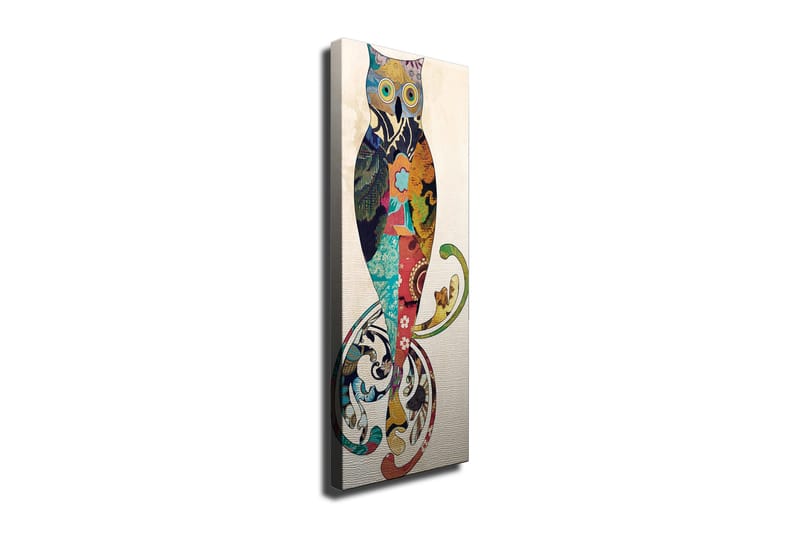 Dekorativ Canvasmålning - Flerfärgad - Inredning - Speglar - Väggspegel
