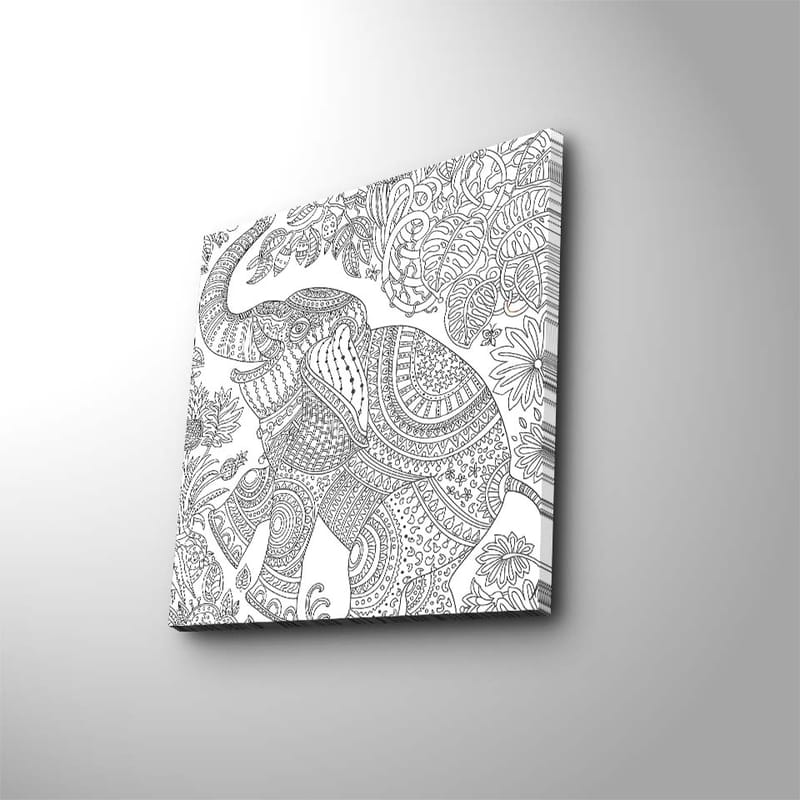 Dekorativ Canvastavla 45x45 cm - Flerfärgad - Inredning - Tavlor & konst - Canvastavlor