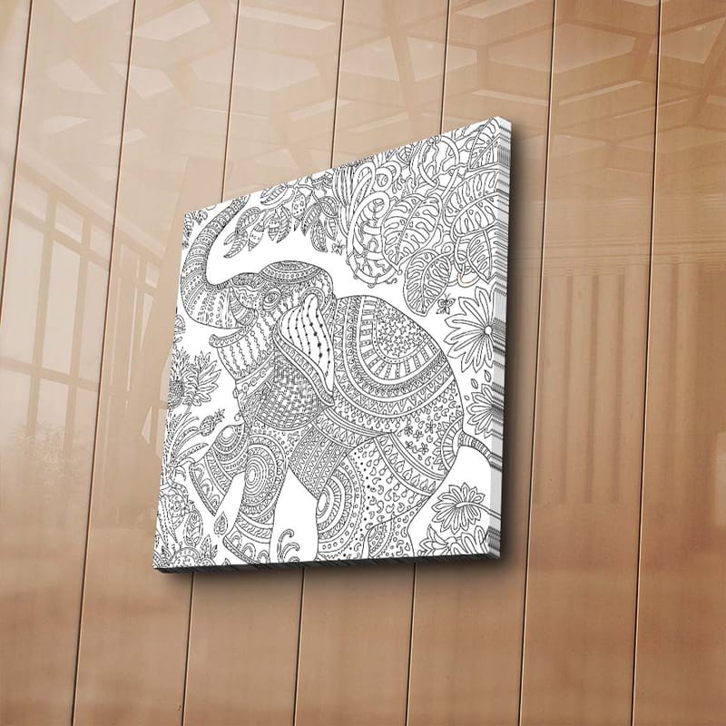 Dekorativ Canvastavla 45x45 cm - Flerfärgad - Inredning - Tavlor & konst - Canvastavlor
