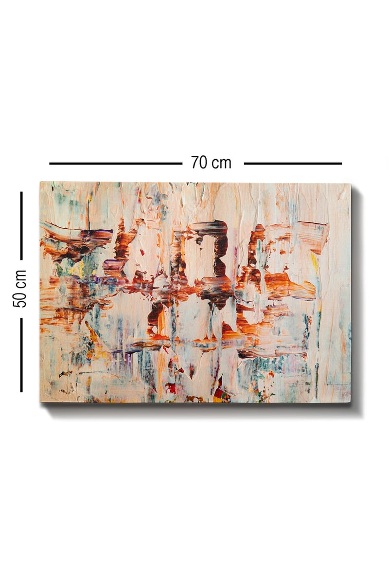 Dekorativ Canvastavla 50x70 cm - Flerfärgad - Inredning - Tavlor & konst - Canvastavlor