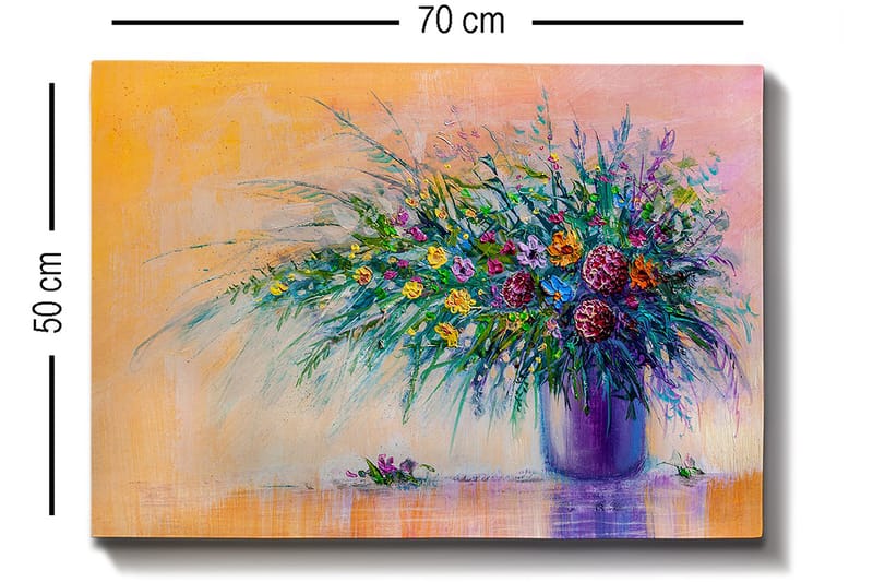 Dekorativ Canvastavla 50x70 cm - Flerfärgad - Inredning - Tavlor & konst - Canvastavlor
