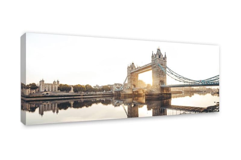 London Tower Bridge Tavla 60x150 cm - Multifärgad - Textil - Mattor - Stora mattor