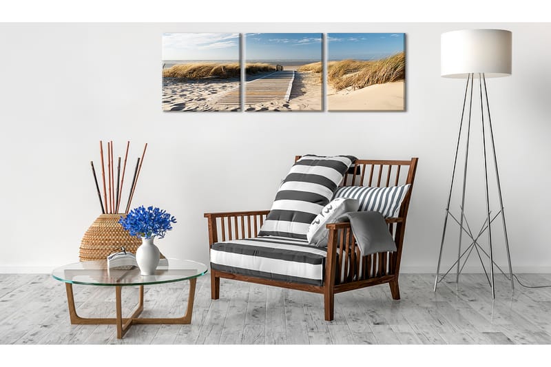 Tavla Beach Triptych 120x40 - Artgeist sp. z o. o. - Inredning - Tavlor & konst - Canvastavlor