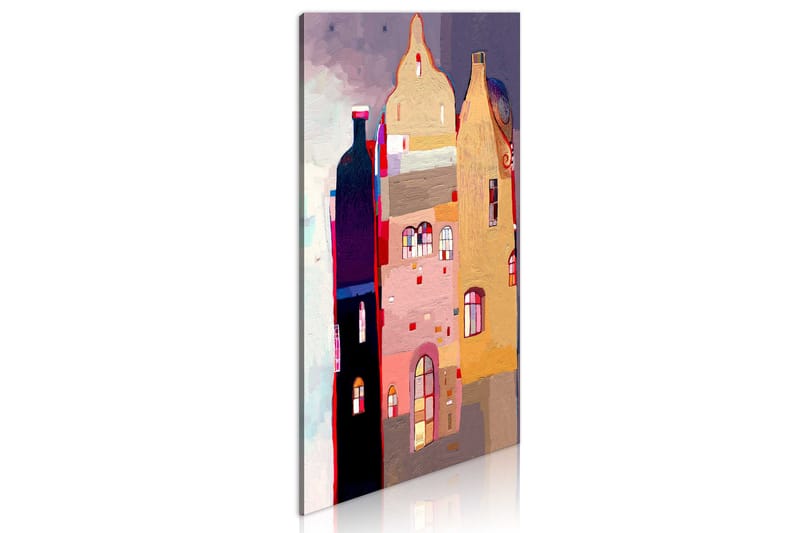 Tavla Fabulous Townhouse 40x80 - Artgeist sp. z o. o. - Inredning - Tavlor & konst - Canvastavlor