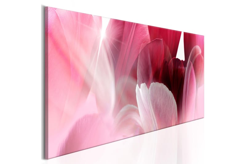 Tavla Flowers Pink Tulips 120x40 - Artgeist sp. z o. o. - Inredning - Tavlor & konst - Canvastavlor